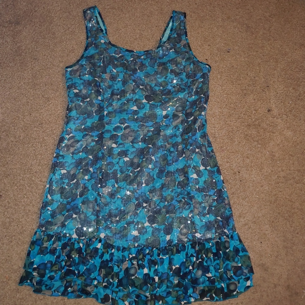 Mini sequence dress